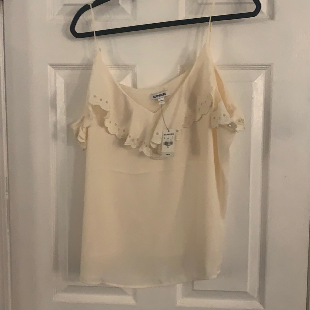 NWT express cream tank